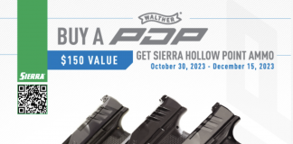 Walther PDP Buy One Free Ammo Black Friday